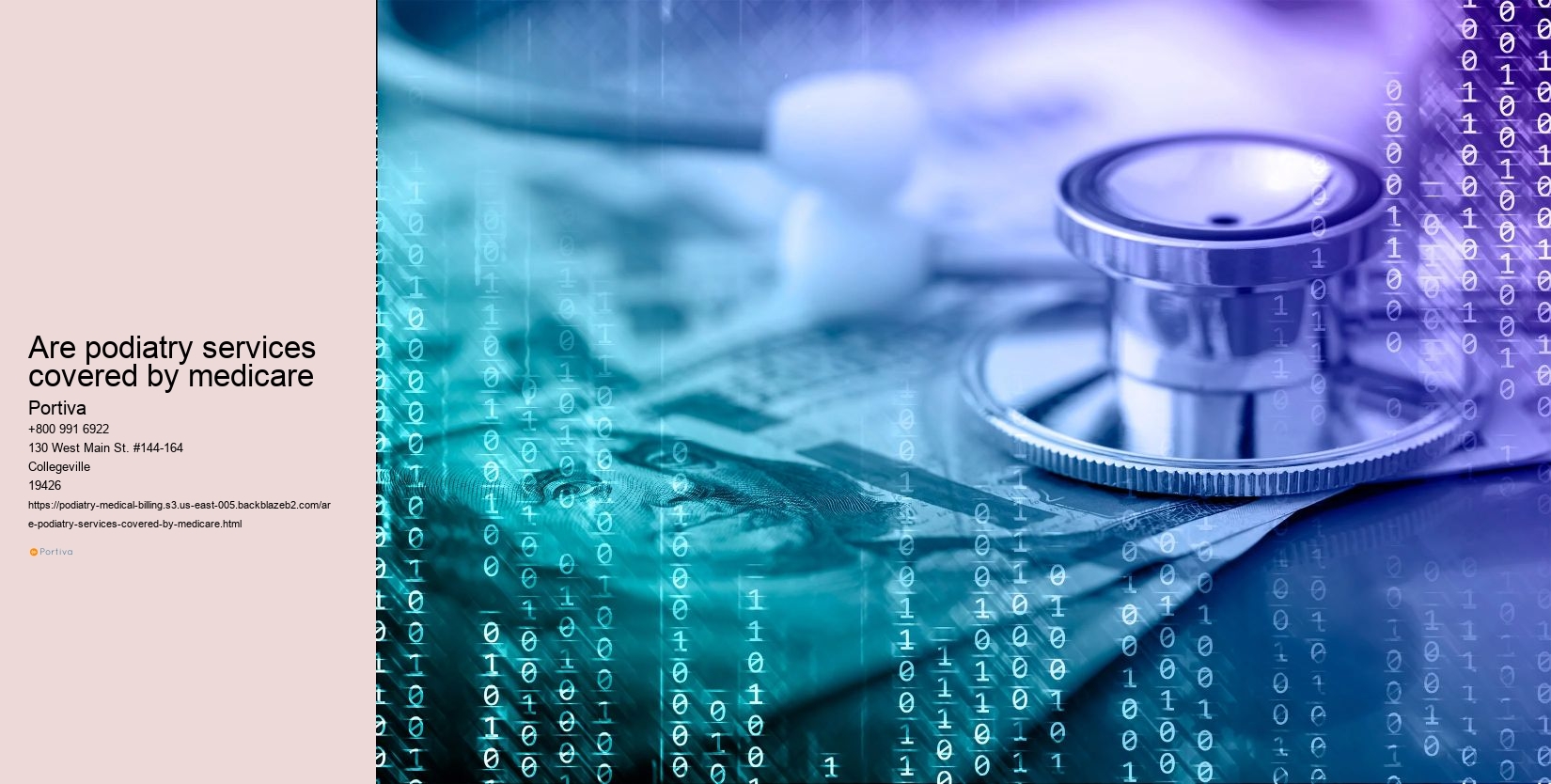 are podiatry services covered by medicare